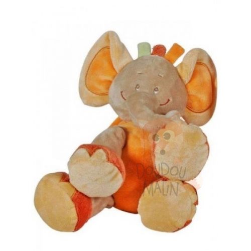 safari elephant orange jaune gris 